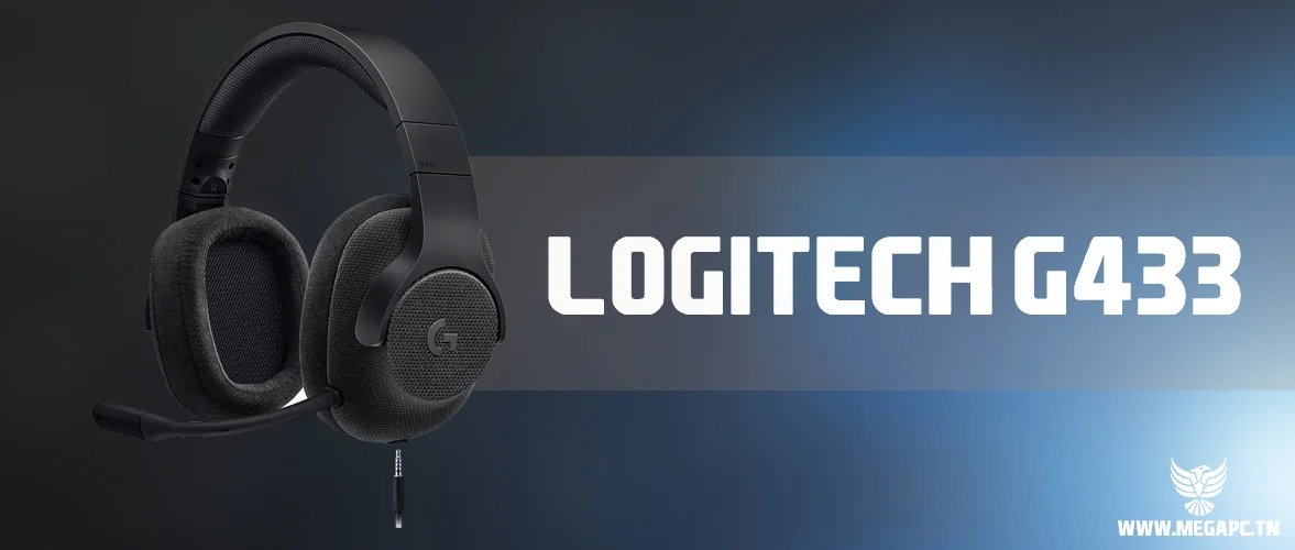 LOGITECH Micro Casque Gamer G433 Noir - Pour PC, PS4, Xbox One et Nintendo  Switch