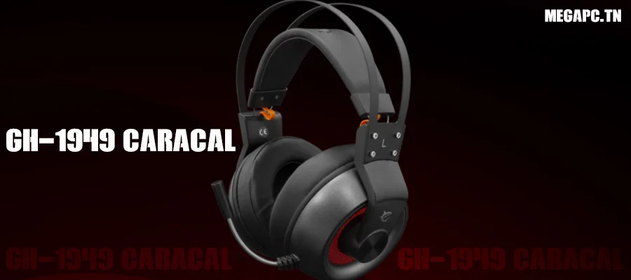 MICRO CASQUE GAMER WHITE SHARK CARACAL GH-1949 /NOIR prix tunisie