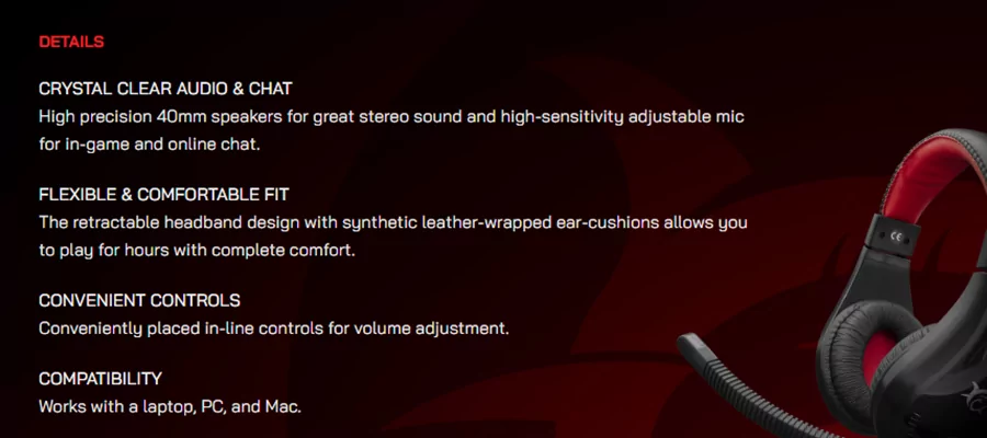 Micro Casque White Shark HEADSET GH-2040 SERVAL prix tunisie