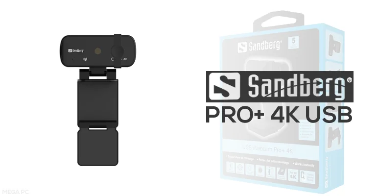 Webcam SANDBERG WEBCAM PRO+ 4K USB