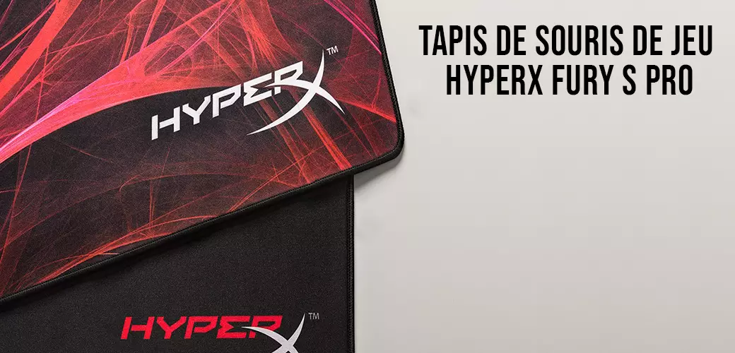 Tapis de souris gamer - HyperX Fury S Pro Speed Edition M
