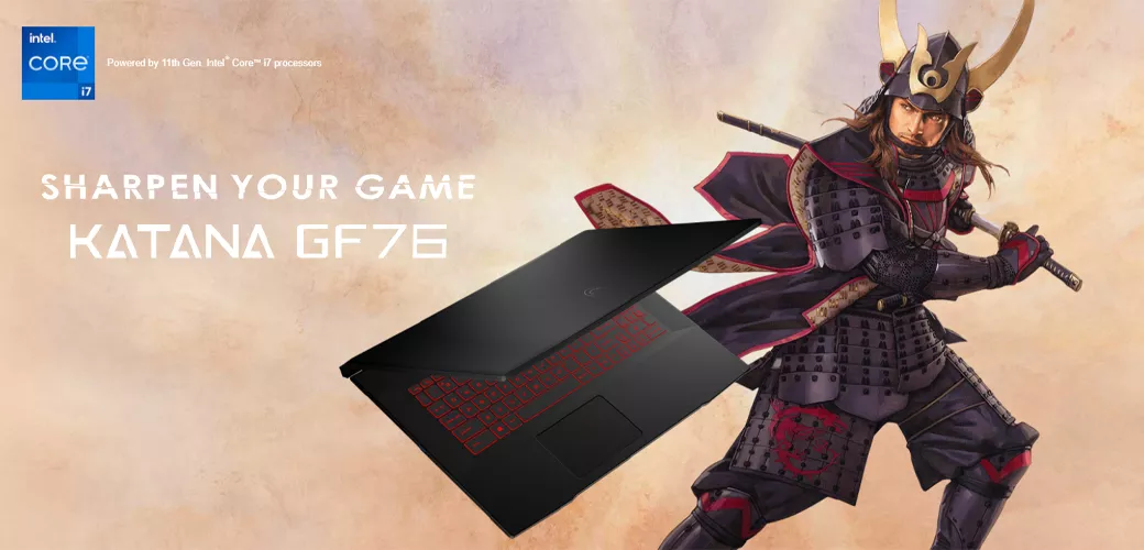 Pc Portable MSI KATANA GF76 11UE | 17.3" | i7-11800H | RTX 3060 6GB | 16GB RAM | 512GB SSD