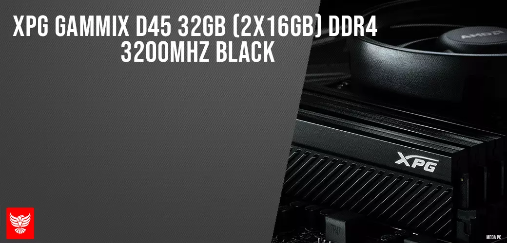 XPG GAMMIX D45 32GB (2x16GB) DDR4 3200MHz Black PRIX TUNISIE
