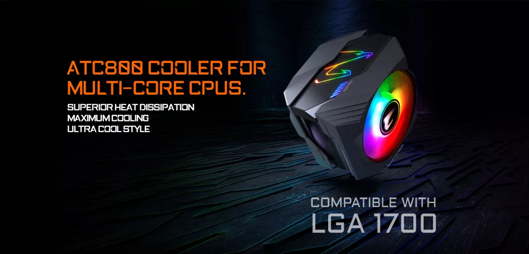 CPU Cooler AORUS ATC800 RGB - MEGA PC