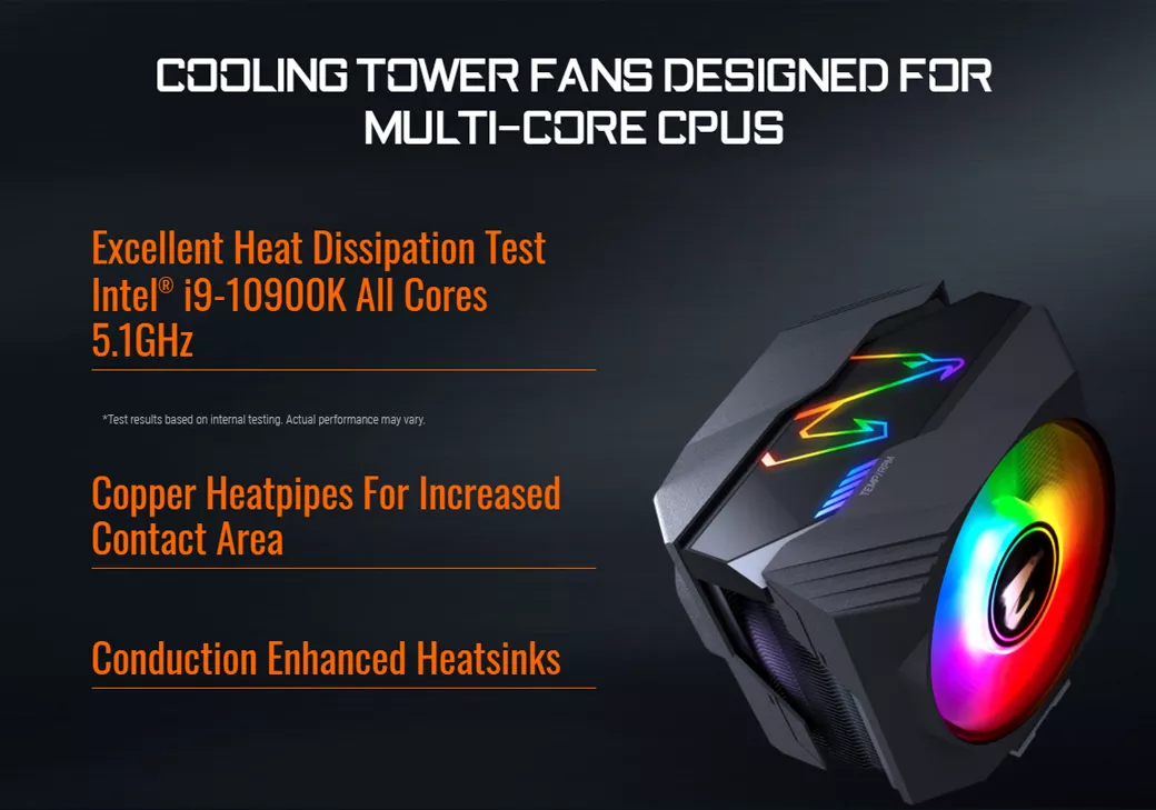 CPU Cooler AORUS ATC800 RGB - MEGA PC