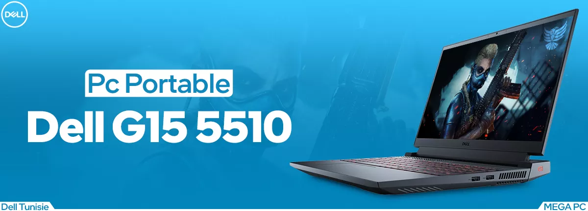 Pc Portable Dell G15 5510 tunisie