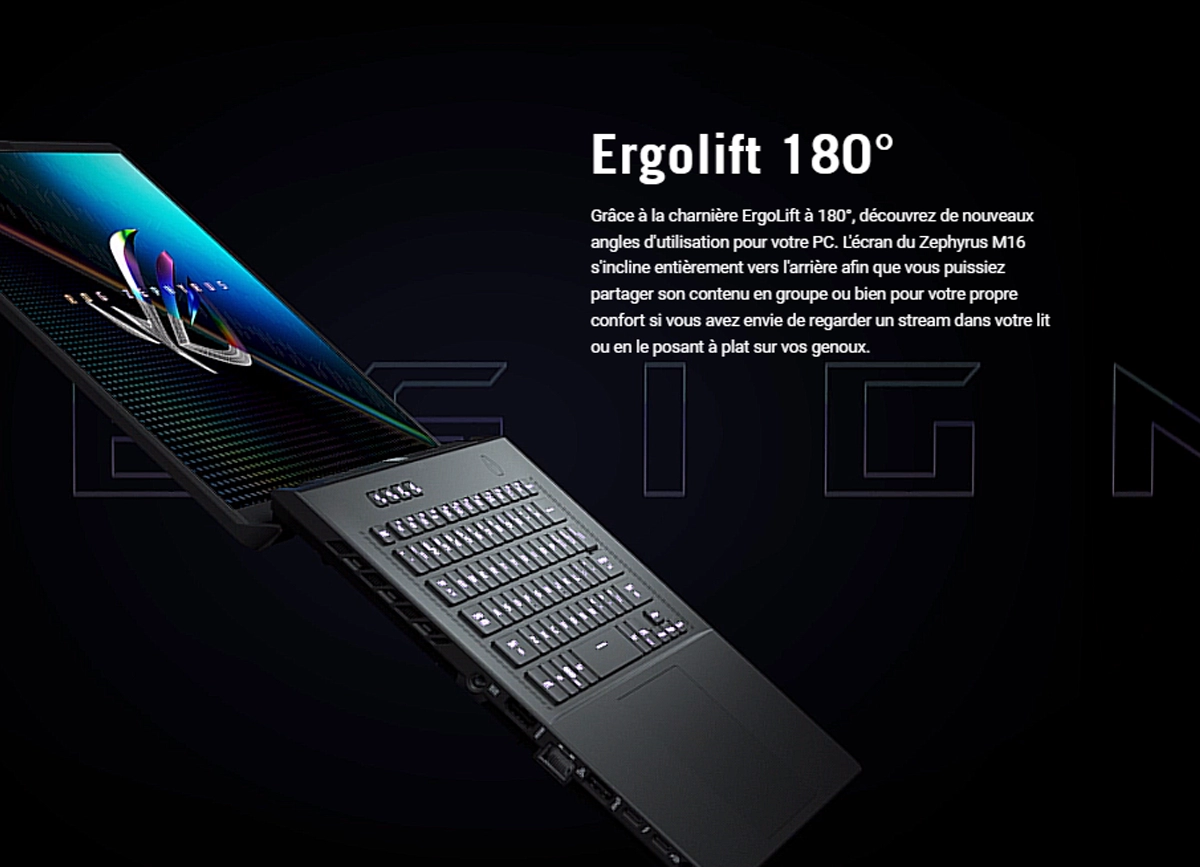 laptop PC Portable ASUS ROG Zephyrus M16