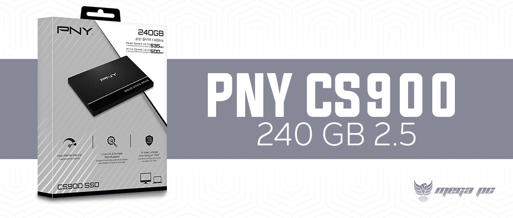 Disque Dur SSD PNY CS900 240GB [ mega pc