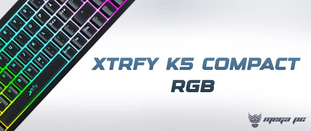 Clavier Mécanique XTRFY K5 RGB Compact -TRANSPARENT BLANC - Scoop gaming