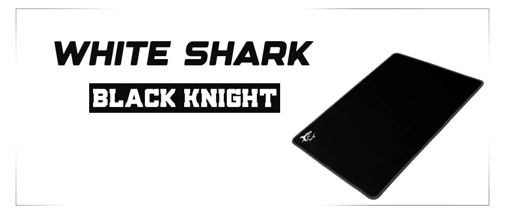 Tapis de souris Gamer LED WHITE SHARK MP-1862 - Noir
