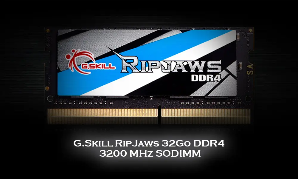 G.Skill RipJaws Series SO-DIMM 32Go DDR4 3200 MHz CL22