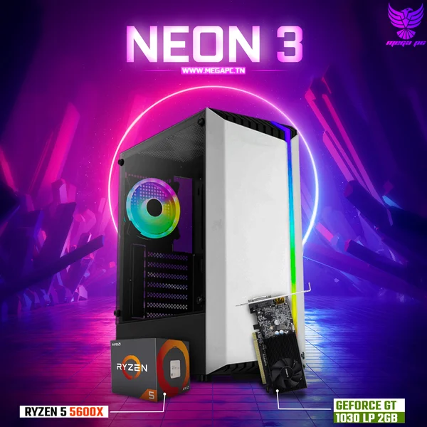 NEON 3 - Ryzen 5 5600x | GT 1030 | 16GB