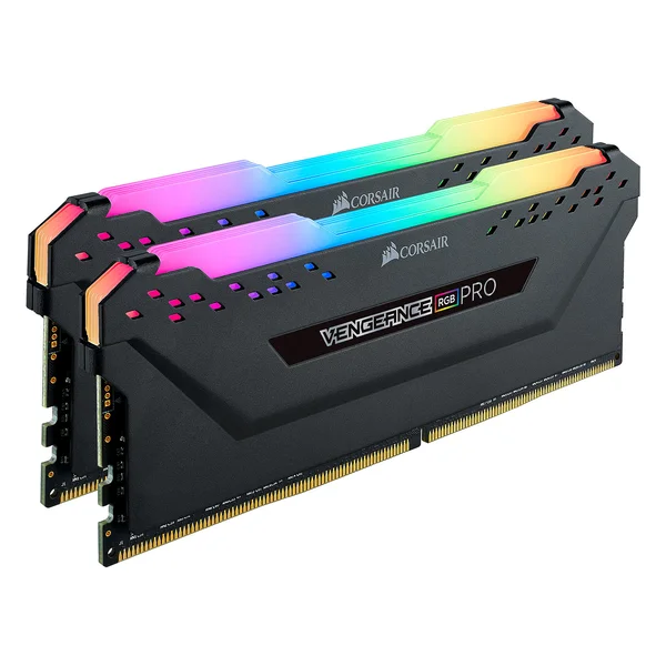 CORSAIR VENGEANCE RGB PRO 16GB (2X8) DDR4 3200MHz C16 Black