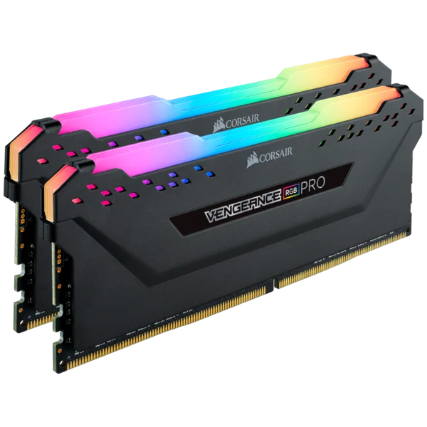 CORSAIR VENGEANCE RGB PRO 16GB (2X8) DDR4 3600MHz C18 Black