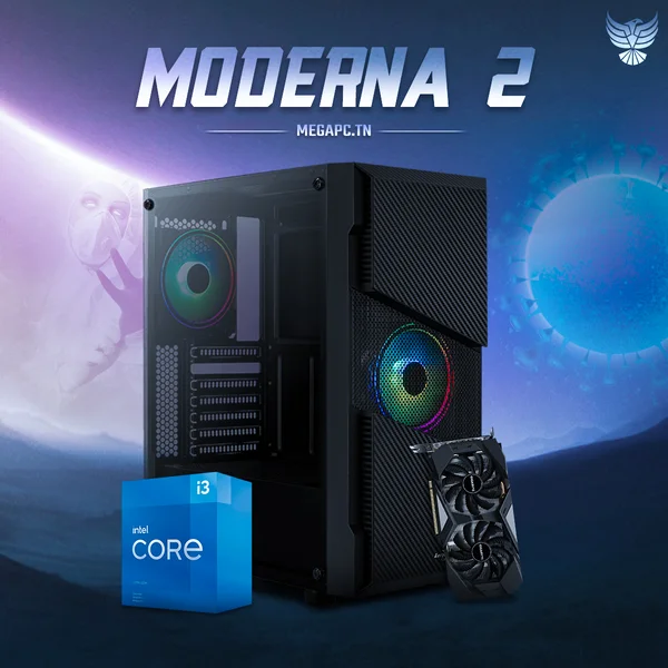 MODERNA 2 - Intel i3-10105F | GTX 1660 Super | 8GB RAM