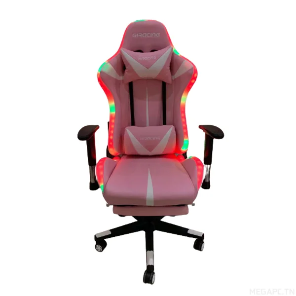 CHAISE GAMING PINK RGB
