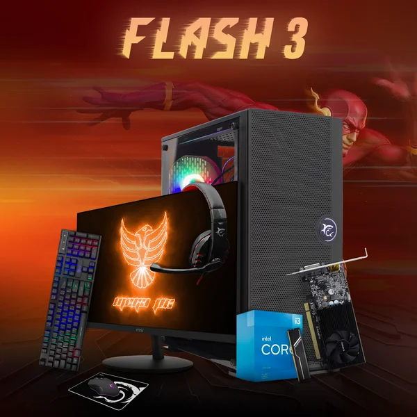 FLASH 3 - INTEL I3-10105F | GT 1030 2GB | 8GB