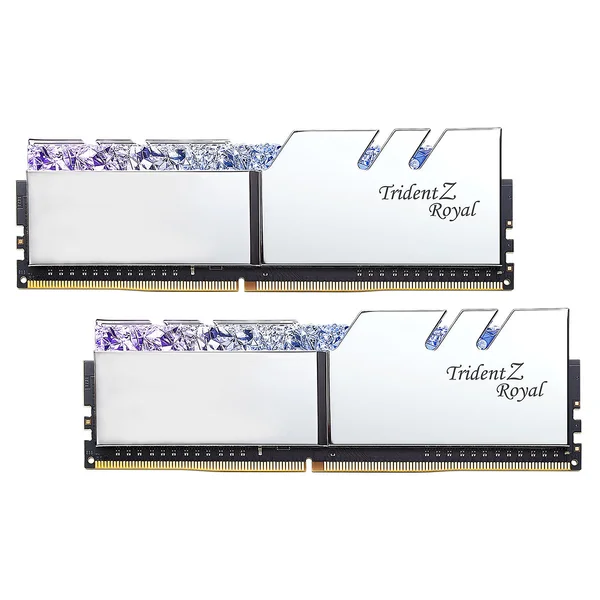 G.SKILL TRIDENT Z ROYAL 16GB (2X8GB) DDR4 3200MHz - SILVER