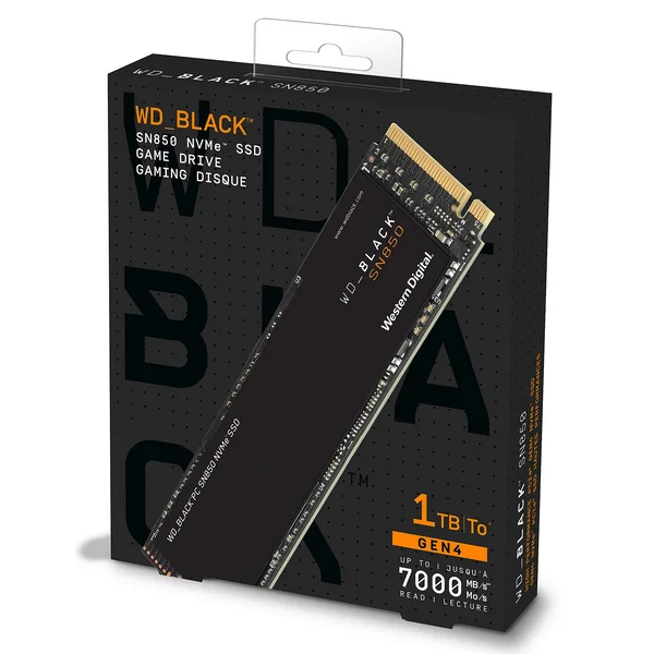 Promo SSD WD SN850X 1To à 86€, 2To 149€ et 4To 249€