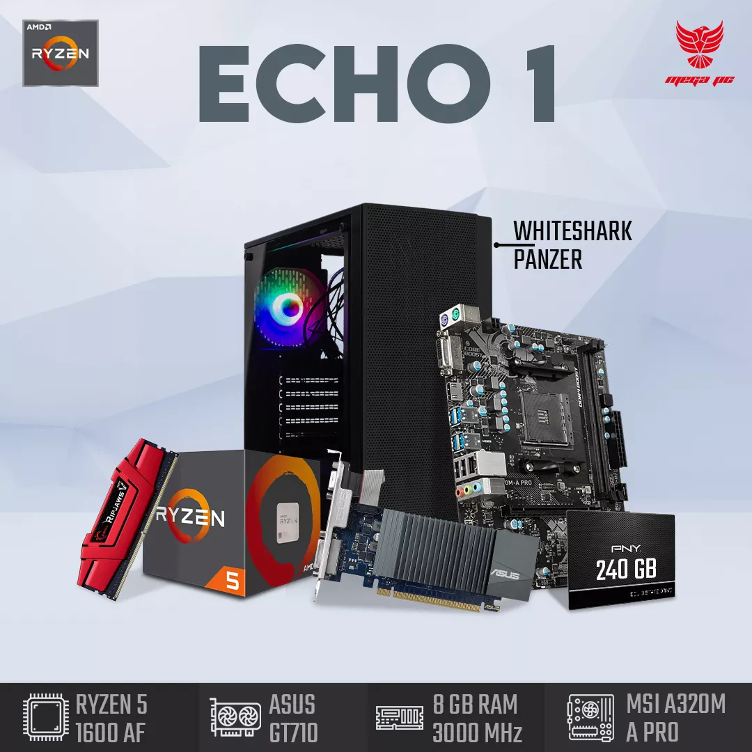 ECHO 1 | RYZEN 5 1600 | GT 710 | 8GB