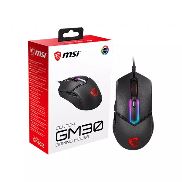 MSI Clutch GM30 Gaming Mouse BLACK