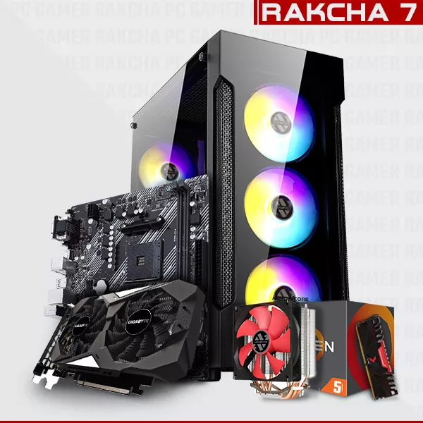 RAKCHA 7 | AMD RYZEN 5 2600X | 8 GB | GTX 1660 TI OC