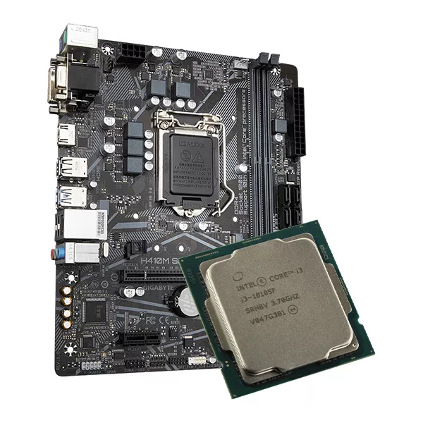 Kit Upgrade PC : Intel Core i3-10105F + Gigabyte H410M S2H V3