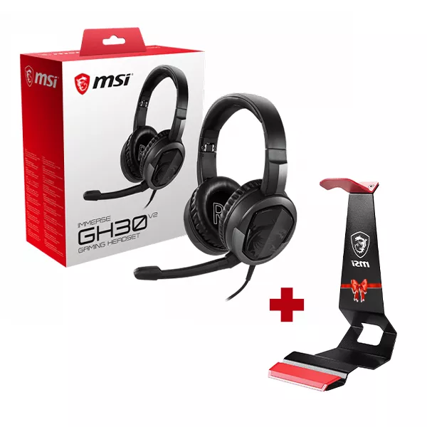 MSI Headset Immerse GH30 V2 + HS01 HEADSET STAND