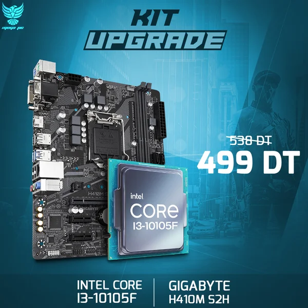 Core i3 10105FとPRIME H410M-A, DDR4 16GB-