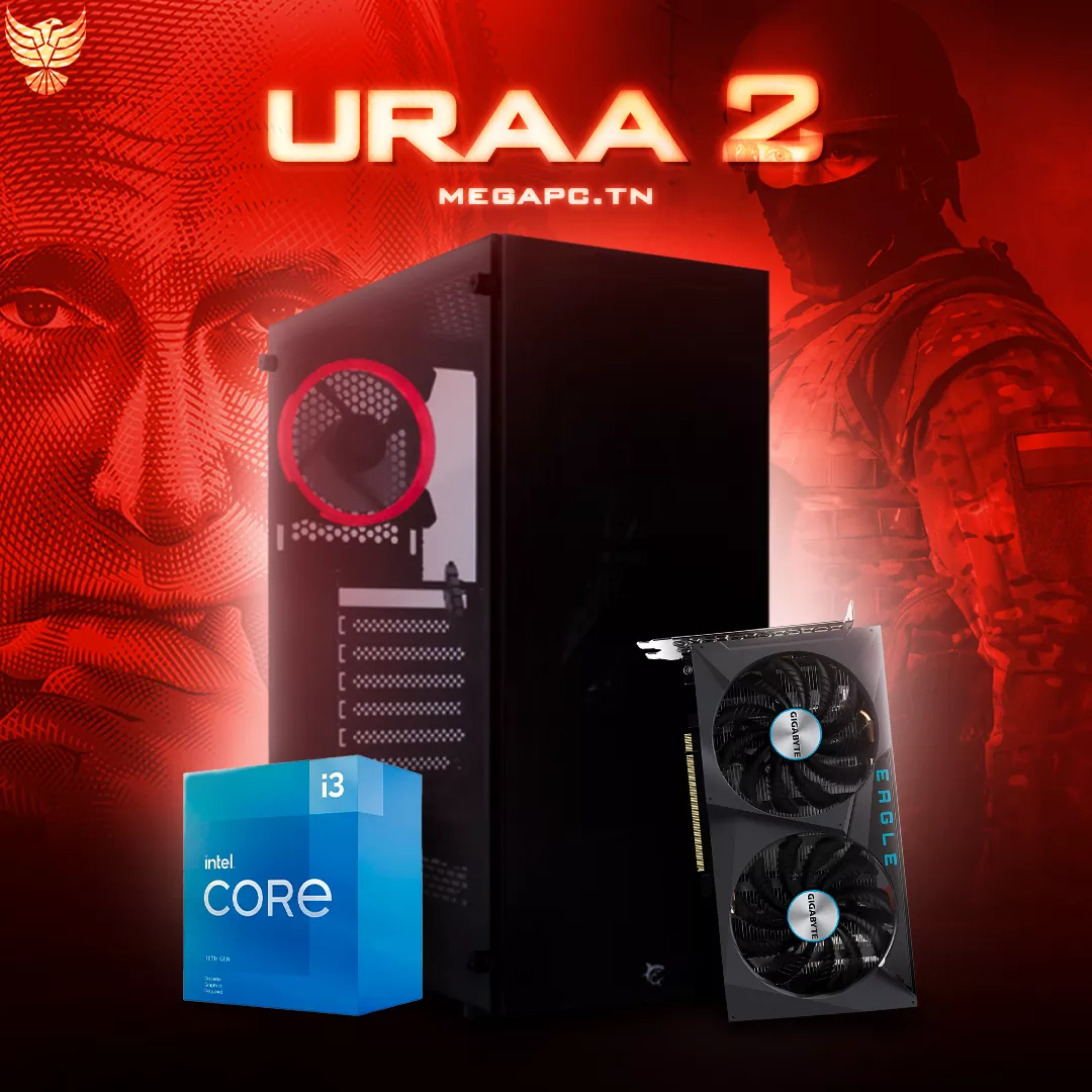 URAA 2 | i3-12100F | RTX 3050 EAGLE | 8GB RAM