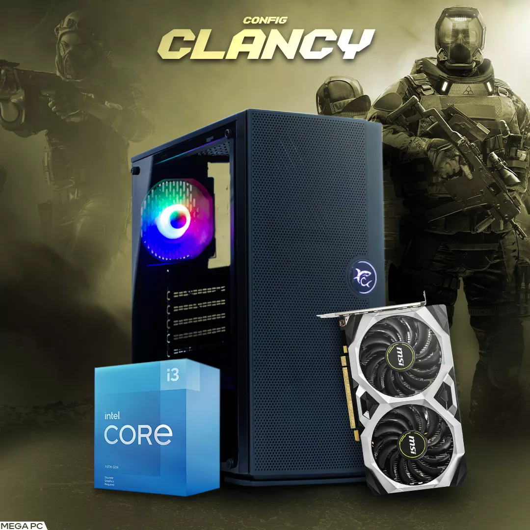 Config Clancy | i3-10105F | GTX 1660 SUPER OC | 8GB Ram