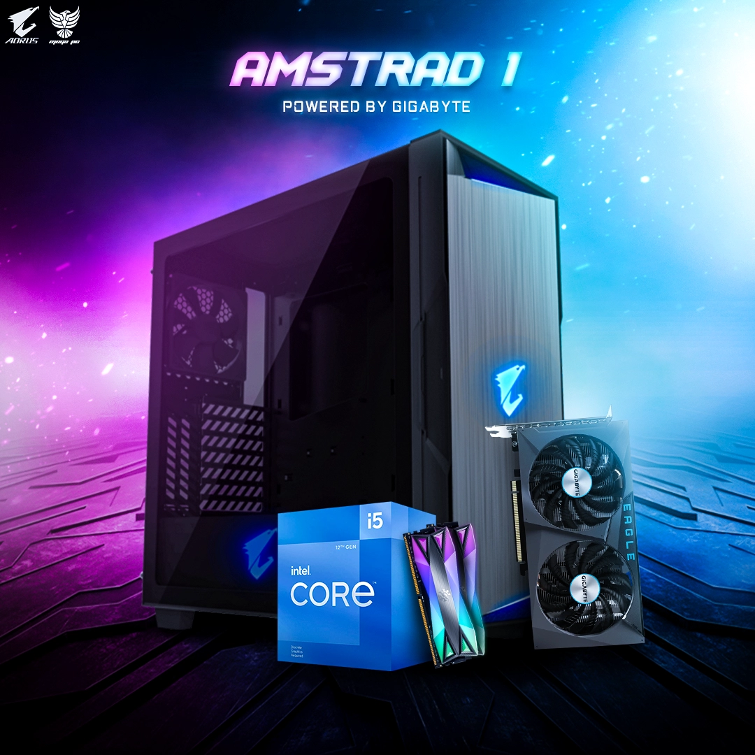 Amstrad 1 | i5-12400F | RTX 3050 | 16GB Ram RGB
