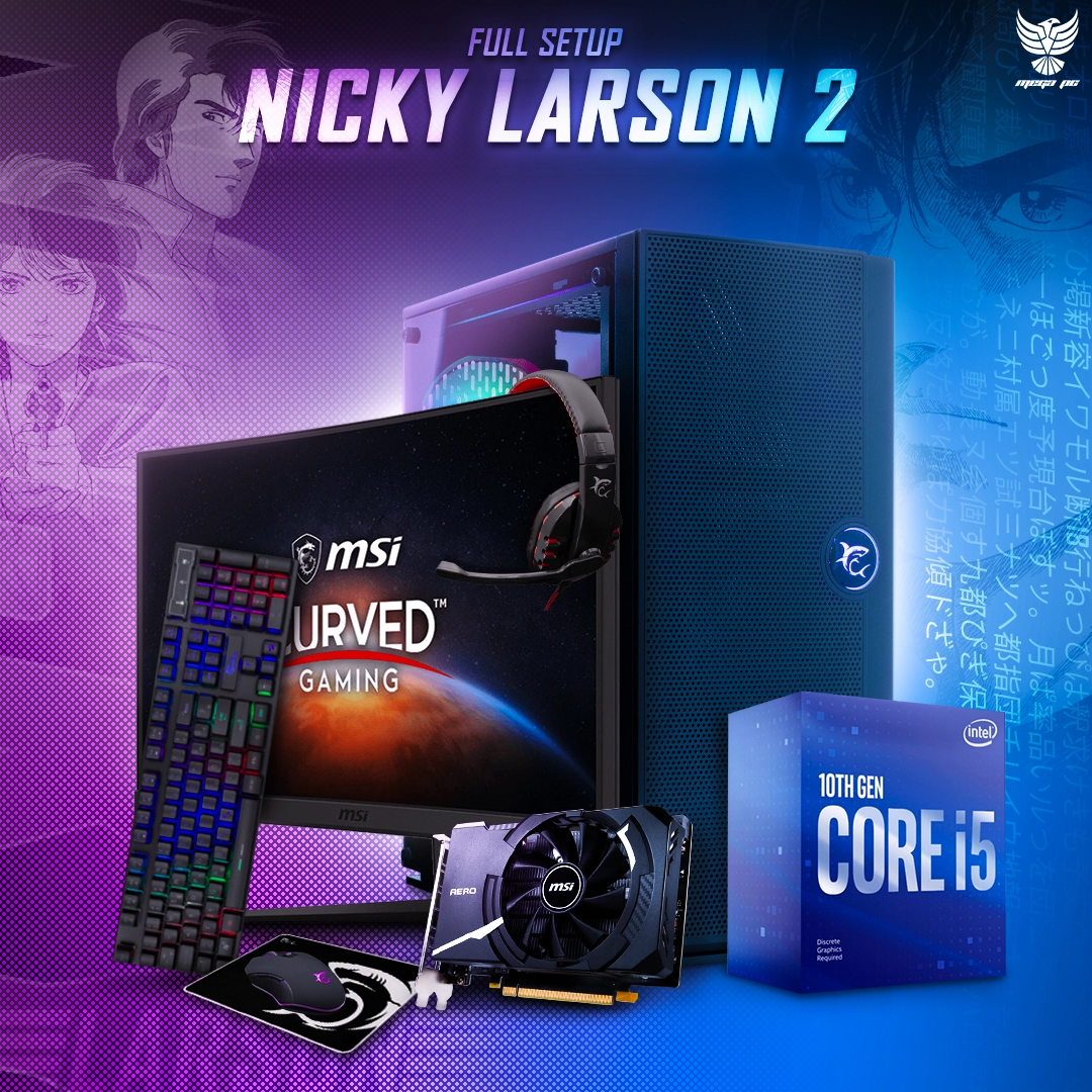 Full SETUP Nicky Larson 2 | i5-10400F | GTX 1650 | 8GB Ram