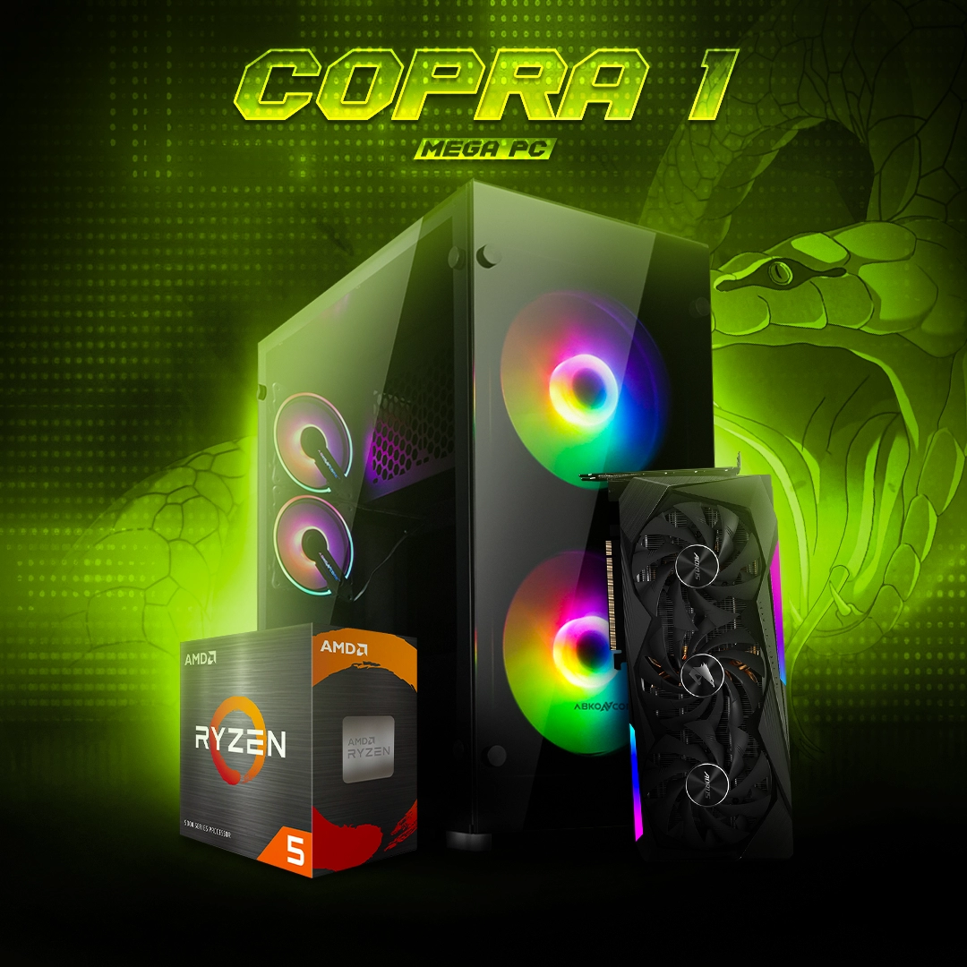 COPRA 1 | AMD R5 5600X | RTX 3070 | 16GB Ram RGB