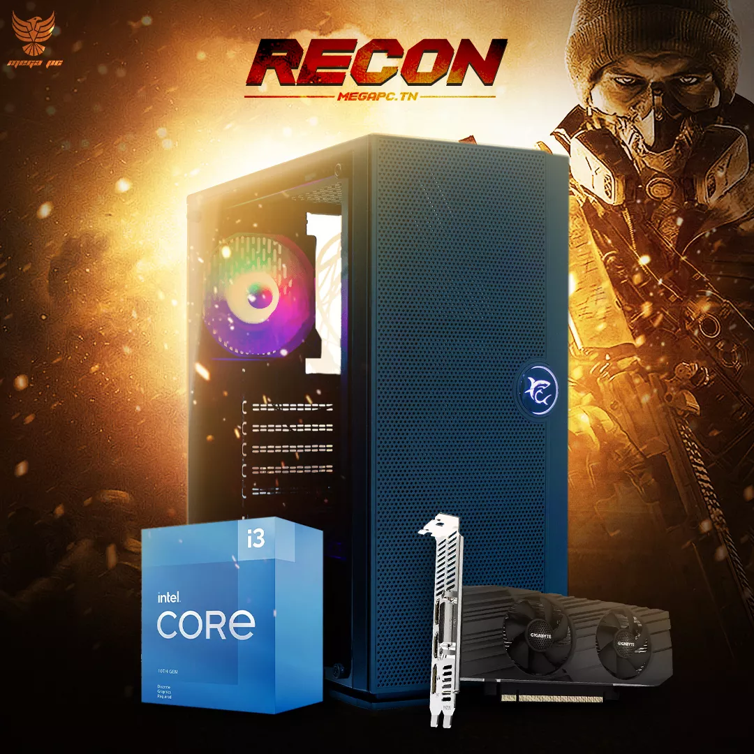 RECON | i3-10105 | GTX 1650 OC | 16 GB Ram