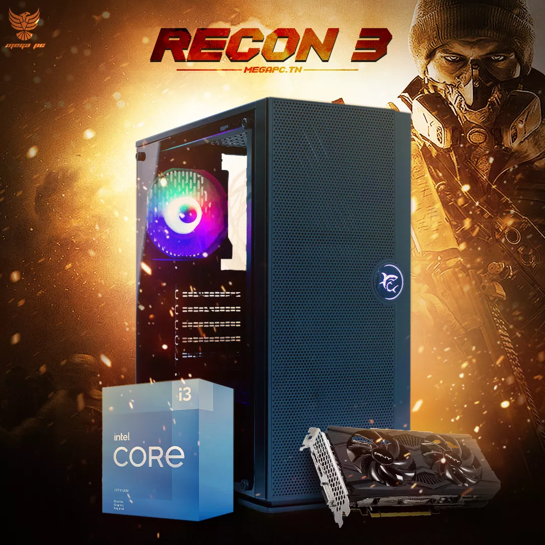 RECON 3 | i3-10105 | RTX 2060 | 16 GB Ram