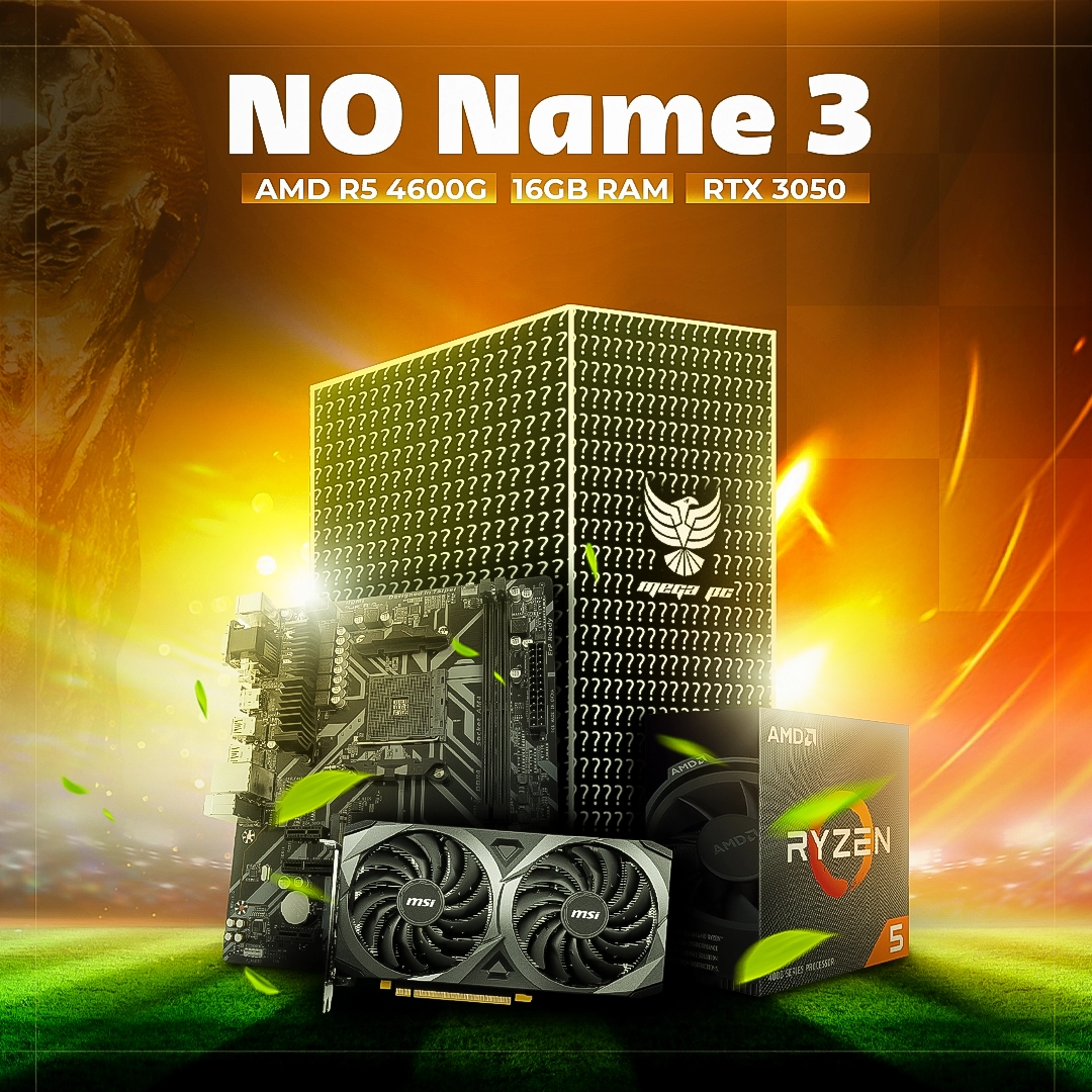No Name 3 | AMD RYZEN 5 4600G | RTX 3050 | 16 GB Ram