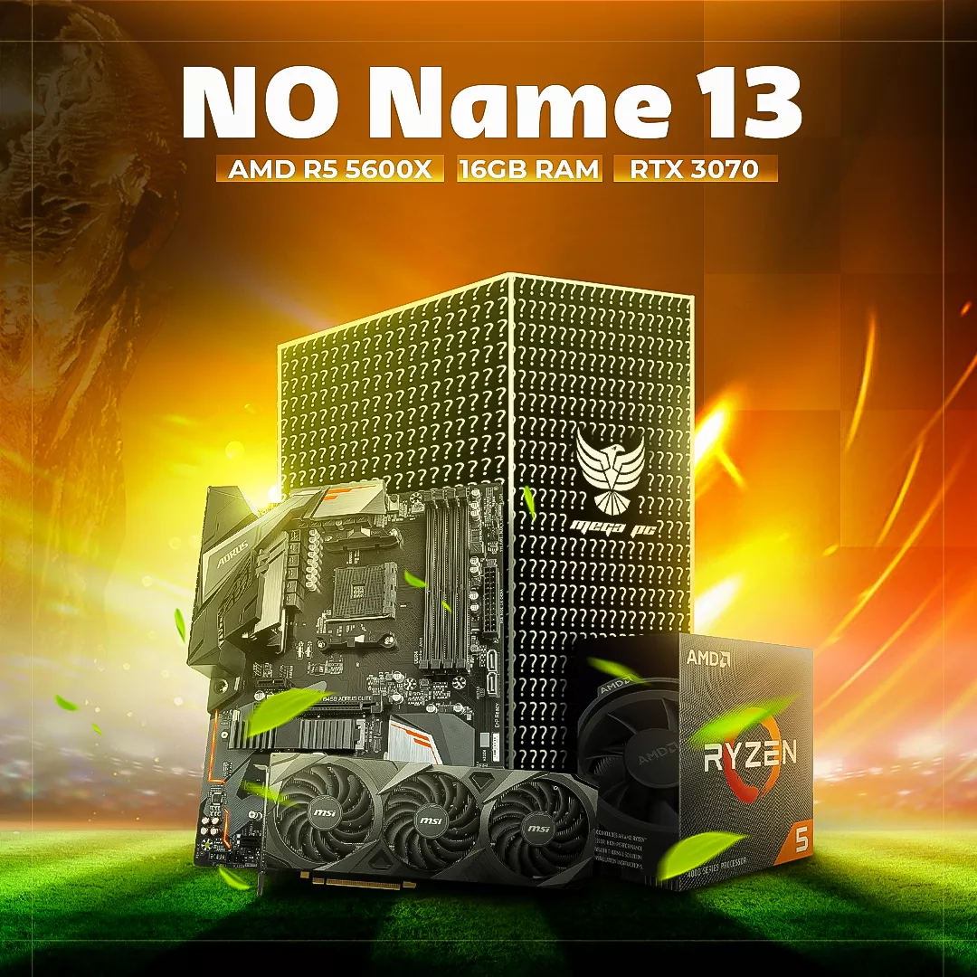 No Name 13 | AMD RYZEN 5 5600X | RTX 3070 | 16 GB Ram