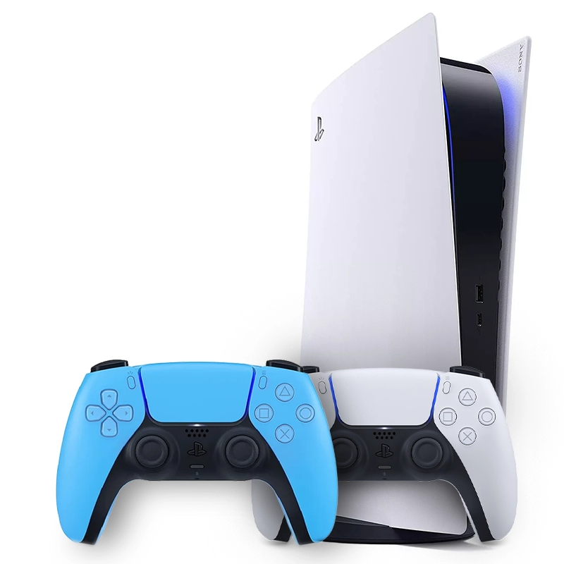 Sony PlayStation 5 Edition Digital (1Manette) + 1 Manette DualSense ICE BLUE