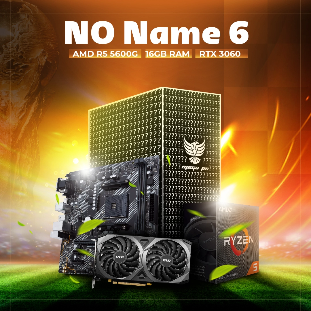 No Name 6 | AMD RYZEN 5 5600G | RTX 3060 | 16 GB Ram