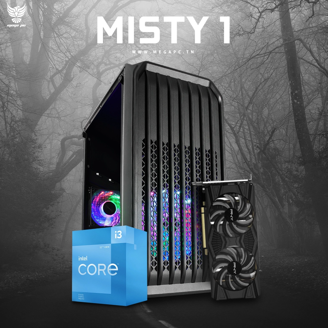 MISTY 1 | i3-12100F | GTX 1660s | 8GB Ram