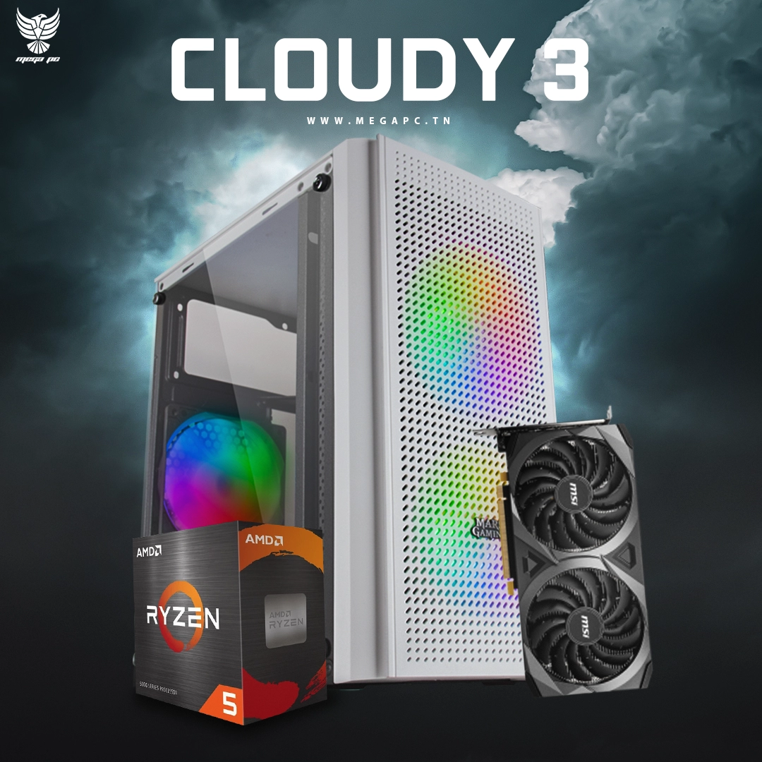 Cloudy 3 | AMD R5 3600 | RTX 3060 | 8GB Ram