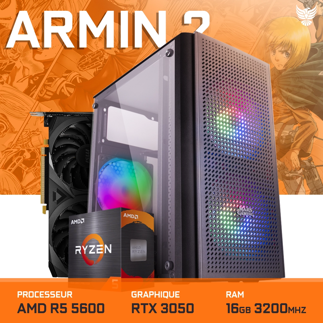 ARMIN 2, AMD R5 5600, RTX 3050