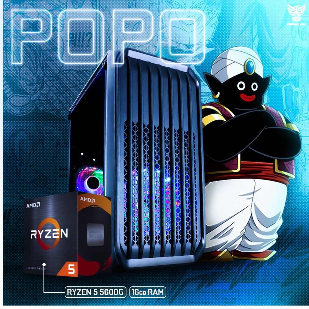 POPO | AMD Ryzen 5 5600G | 16GB Ram | 256GB SSD