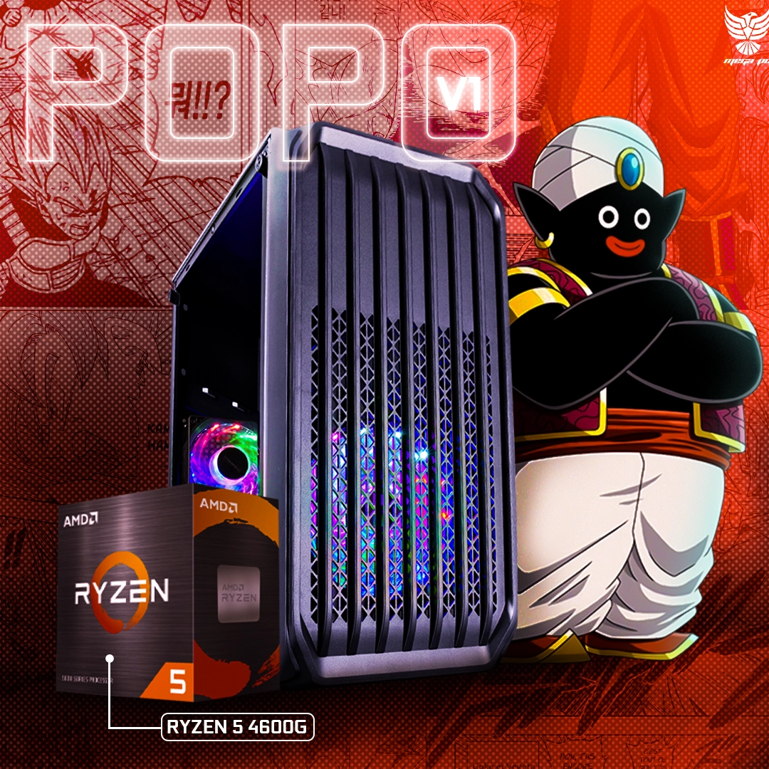 POPO V1 | AMD Ryzen 5 4600G | 8GB Ram | 256GB SSD