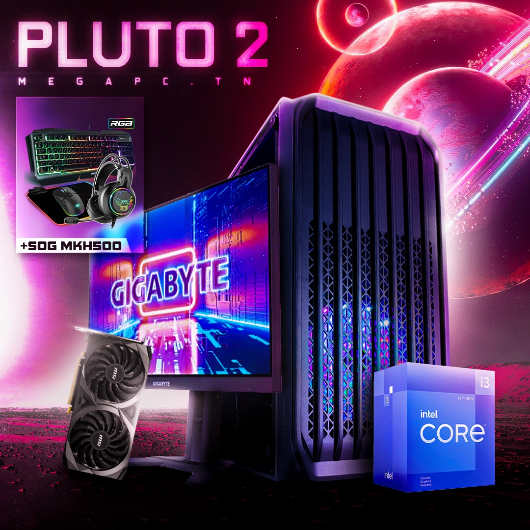 Pluto 2 | intel i3-12100F | RTX 3050 | 16GB Ram | 256GB SSD