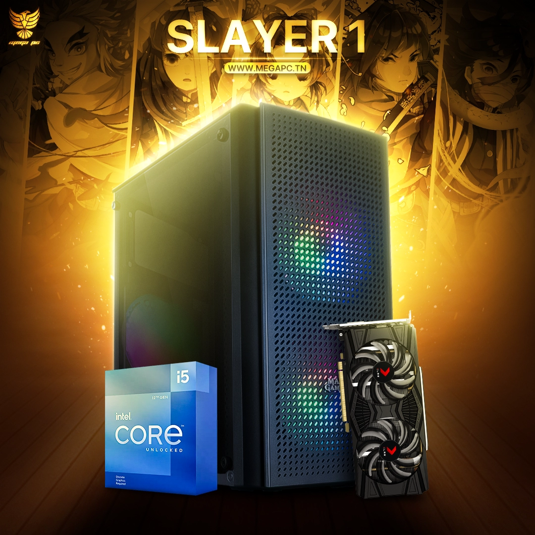 Slayer 1 | Intel i5-12600K | GTX 1660s | 16GB Ram | 250 GB SSD NVMe
