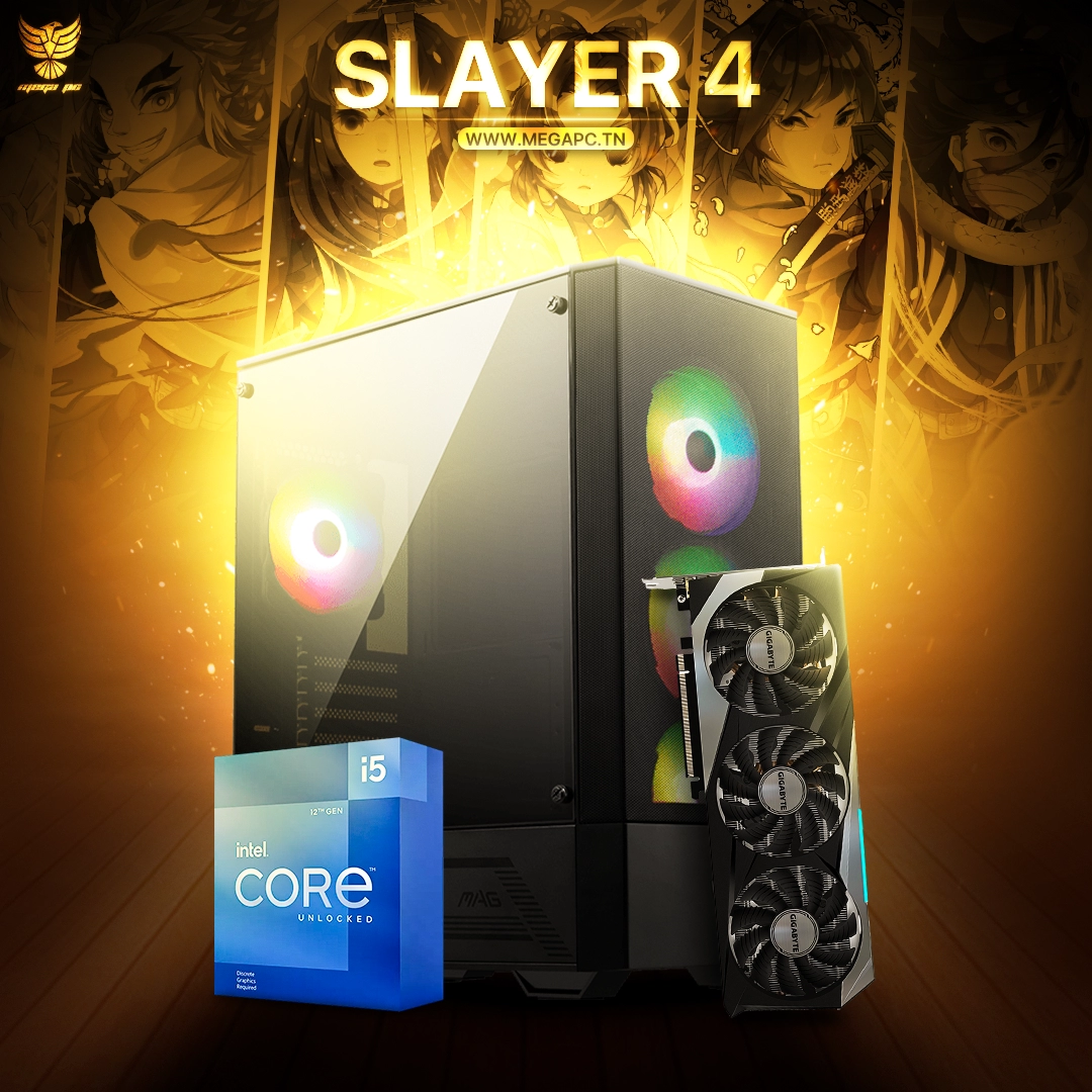 Slayer 4 | Intel i5-12600K | RTX 3070 | 16GB Ram | 250 GB SSD NVMe