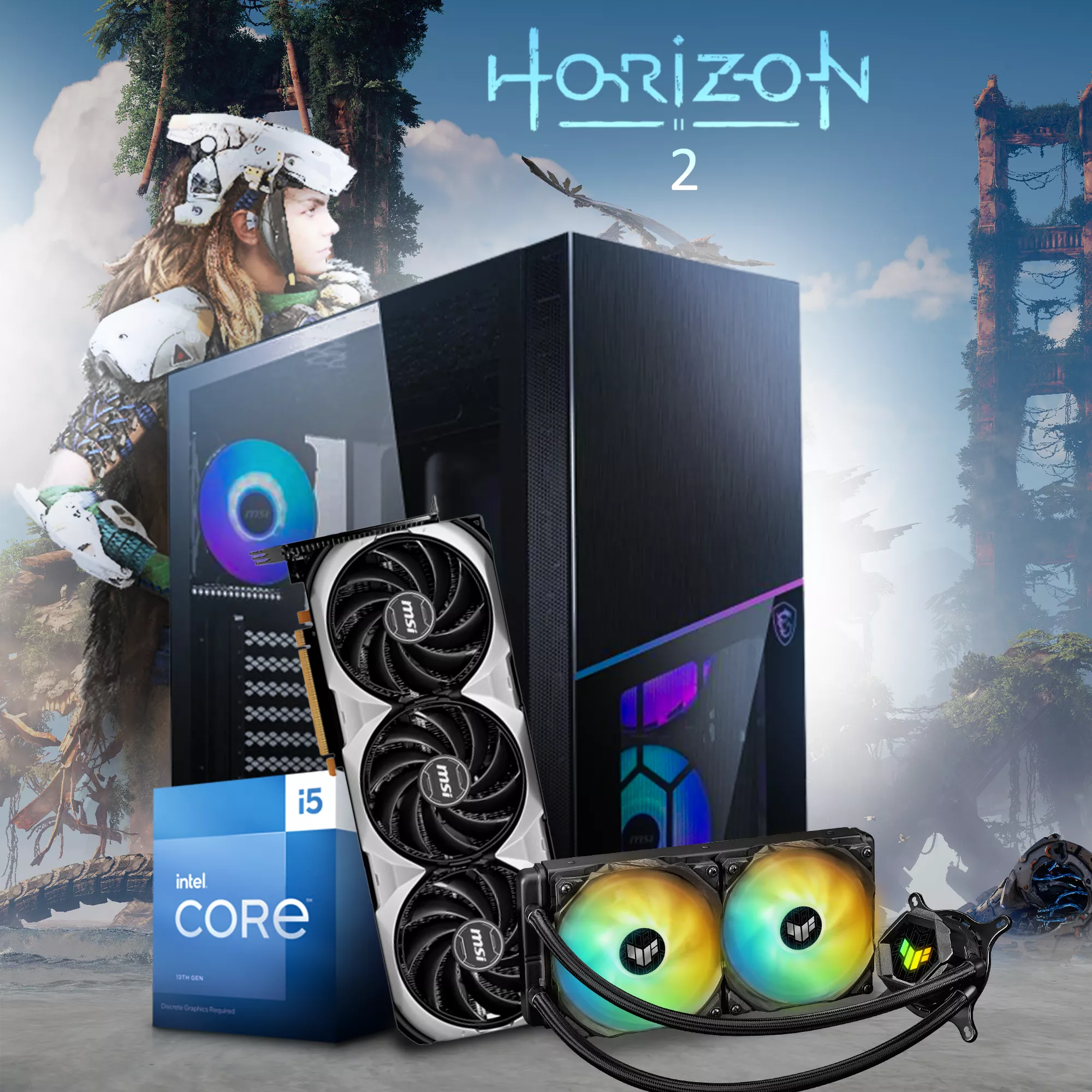 Horizon2 | i5-13600KF|  RTX 4080 | 16GB RAM | 1TB NVMe | 