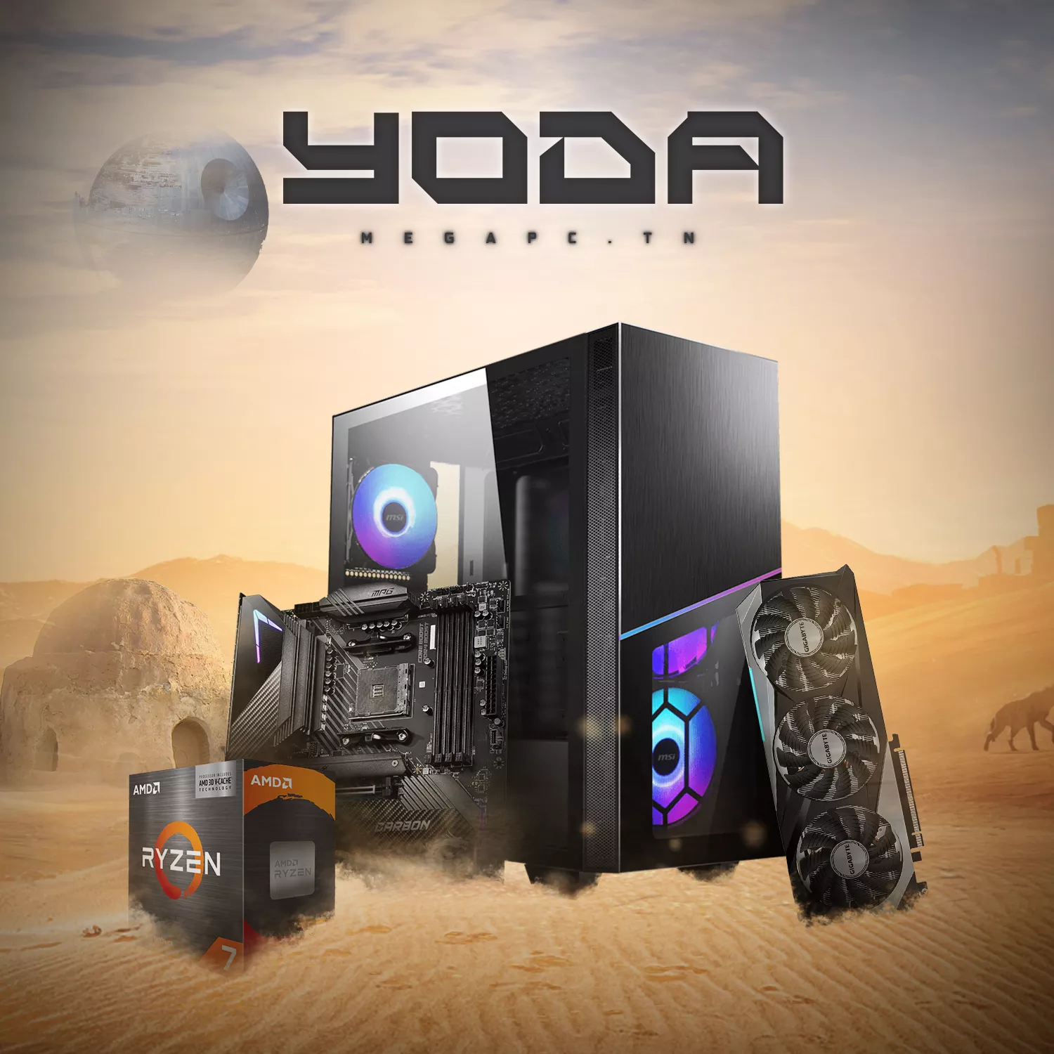 Yoda | AMD 7 5800X | RTX 3070 | 16GB RAM | 500GB NVMe